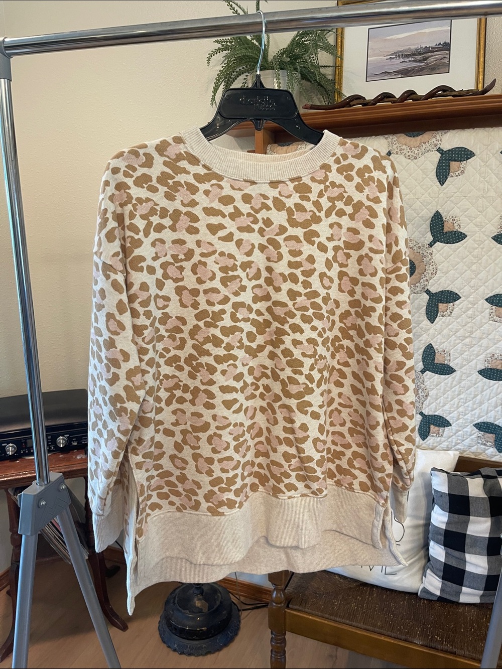 Women’s Aerie Leopard Print Sweater